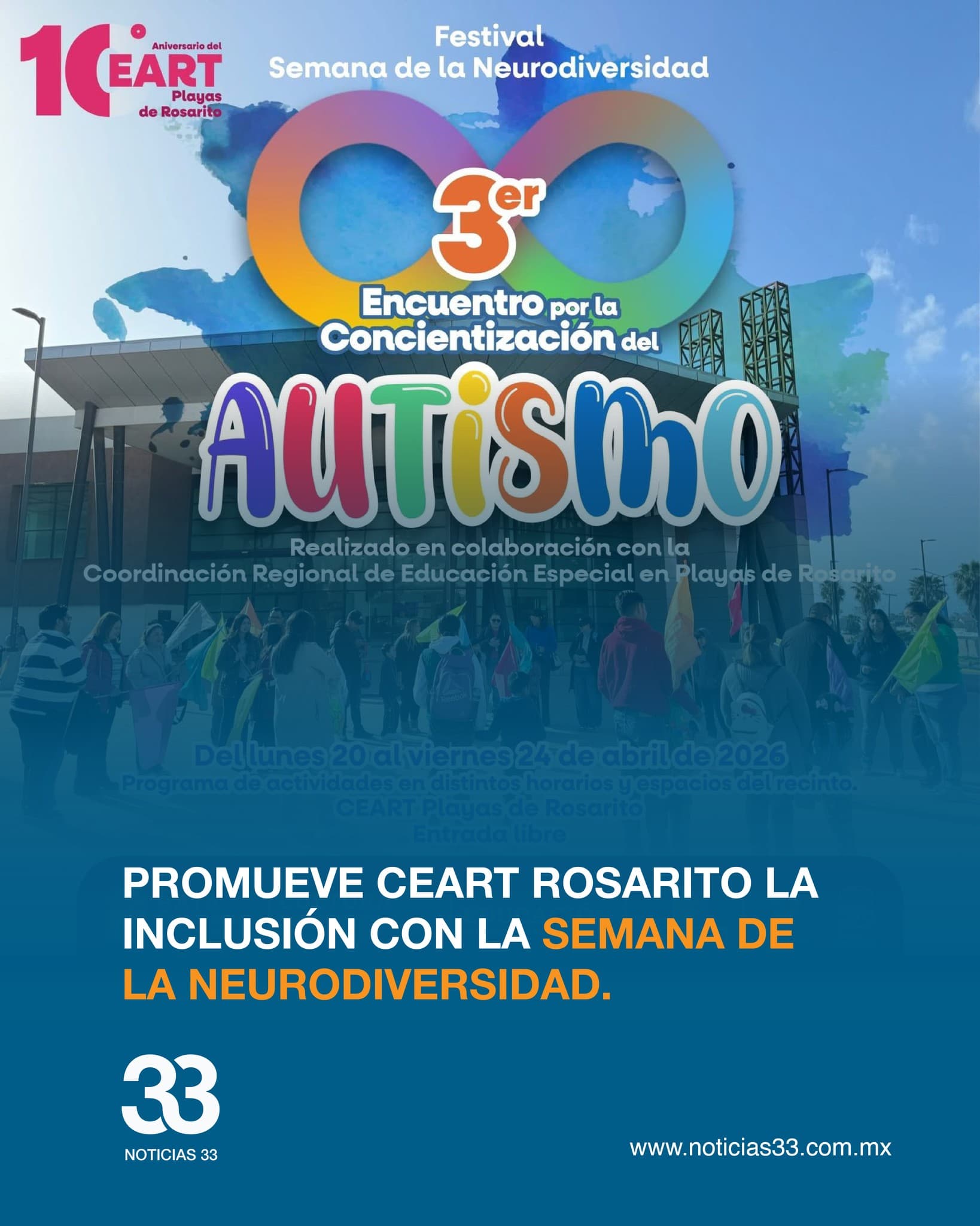 Promueven inclusión con Semana de la Neurodiversidad