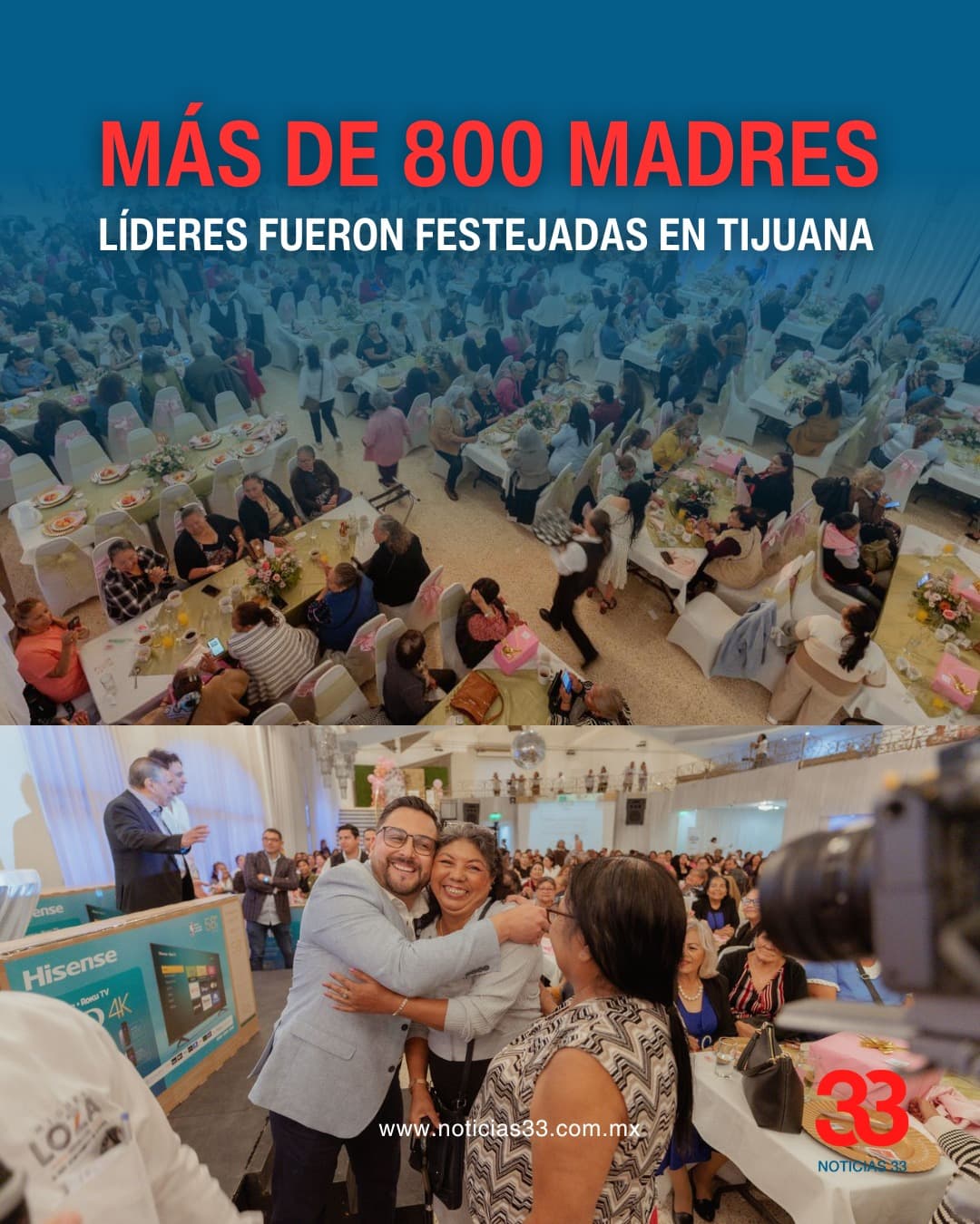 Miguel Loza celebra a más de 800 madres líderes de Tijuana