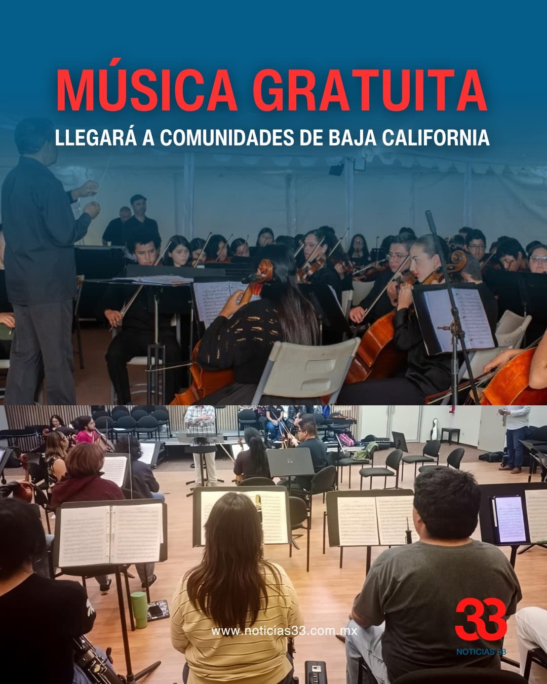 Llevarán conciertos y talleres gratuitos a comunidades de BC
