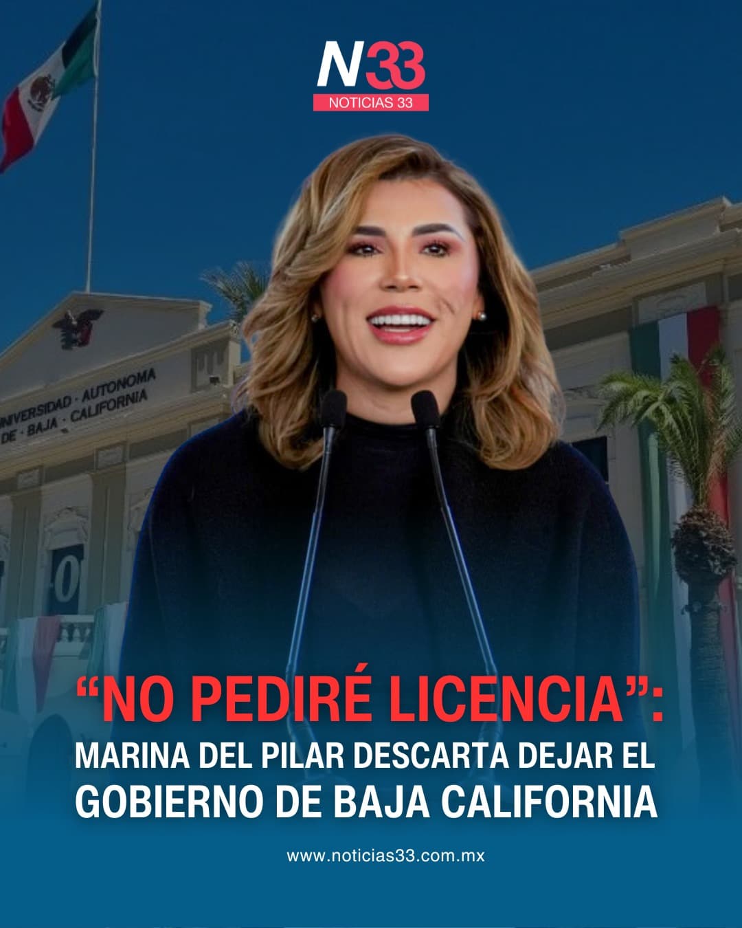 Gobierno de BC rechaza rumores sobre salida de la gobernadora