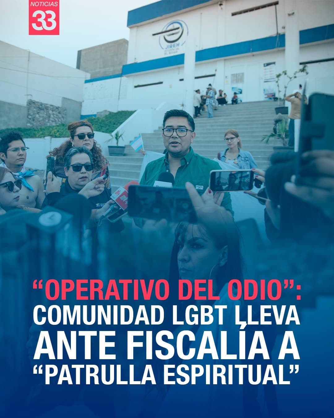 Colectivos de la diversidad sexual presentaron una denuncia ante la Fiscalía General del Estado (FGE)